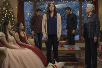 “Cógela y lárgate… y no olvides cuál es tu sitio”, me dijo mi suegra en plena Nochebuena después de regalar vestidos de lujo a mis cuñadas frente a toda la familia. Yo llevaba cinco años cuidándola día y noche mientras todos fingían no ver nada, pero cuando abrí el viejo fardo que me arrojó a los pies, entendí que aquella humillación escondía una verdad que nadie en ese salón estaba preparado para soportar.